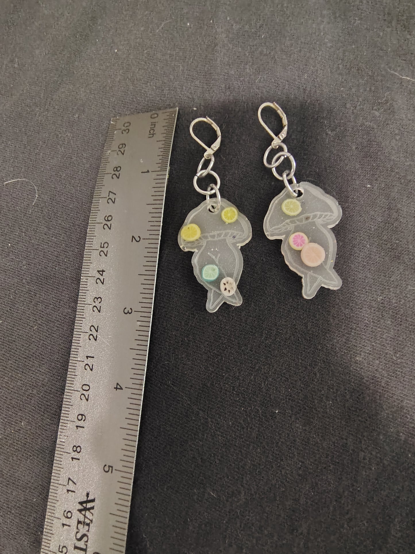 Mushroom ladies earrings- B Grade