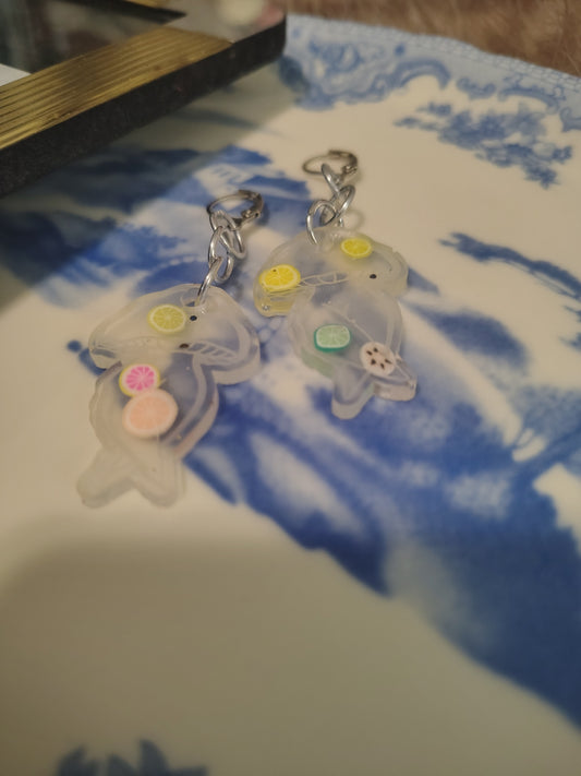 Mushroom ladies earrings- B Grade