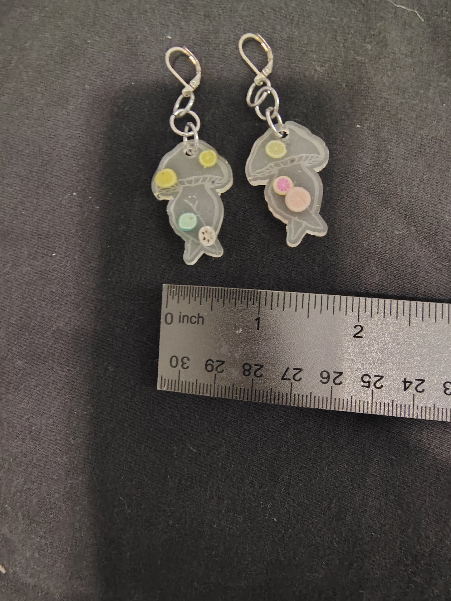 Mushroom ladies earrings- B Grade