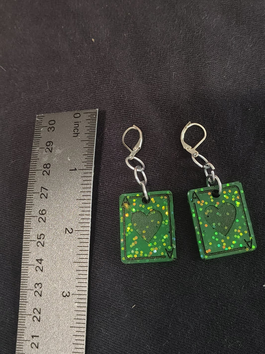Ace of Hearts Earrings