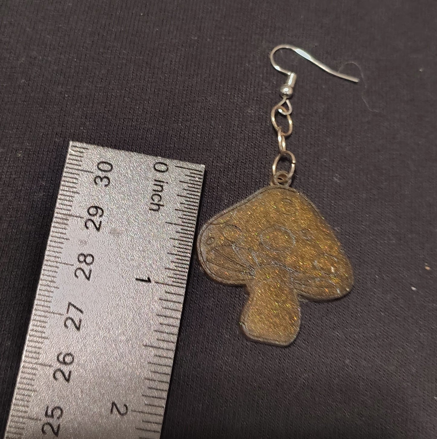 Mushroom earrings- B Grade