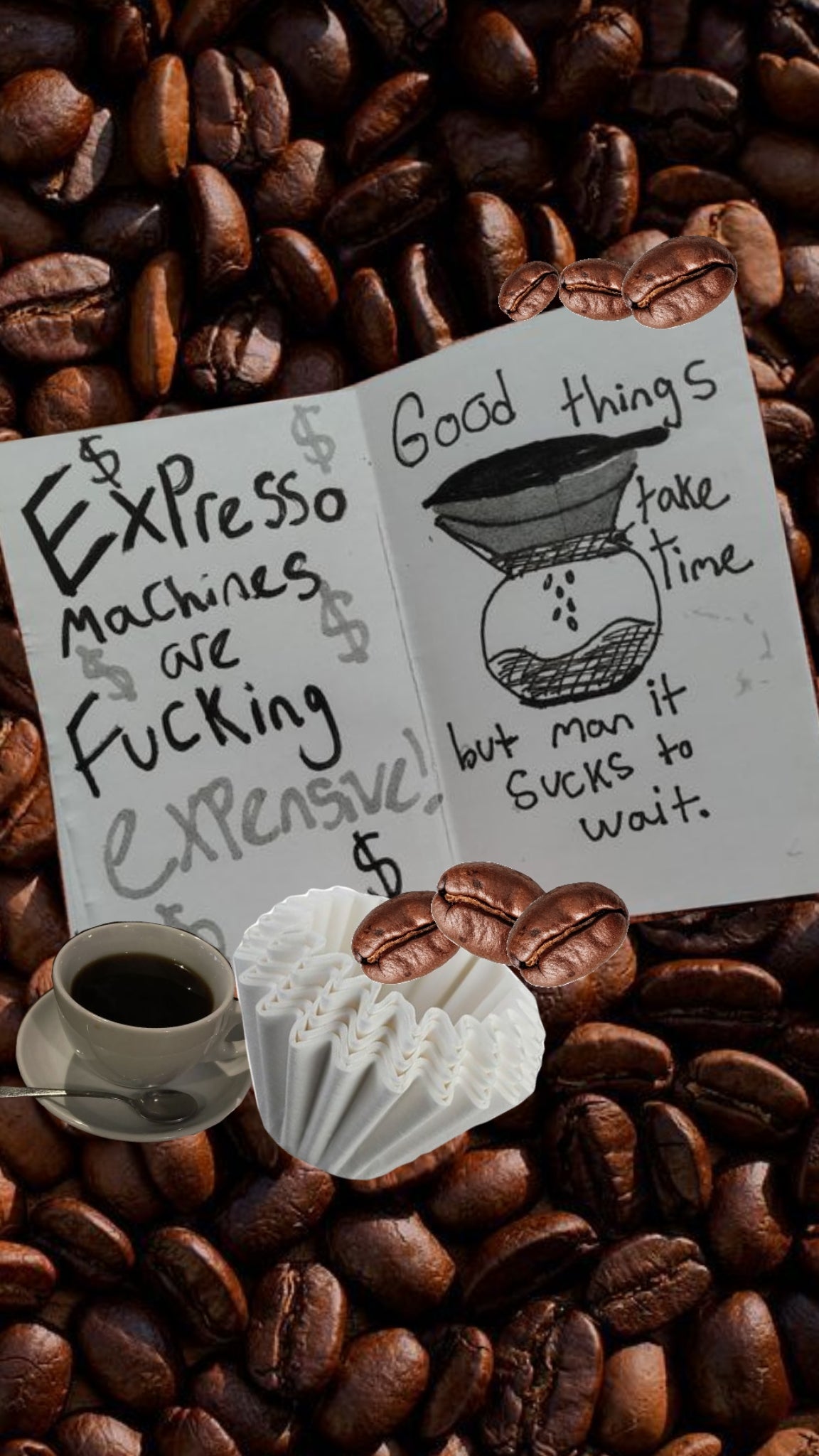 lessons coffee has taught me zine